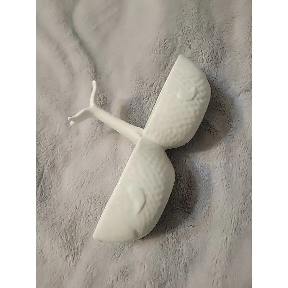 Pier 1 Zoology Porcelain Goldfish Condiment Server 2-Part Dish 2010 Discontinued